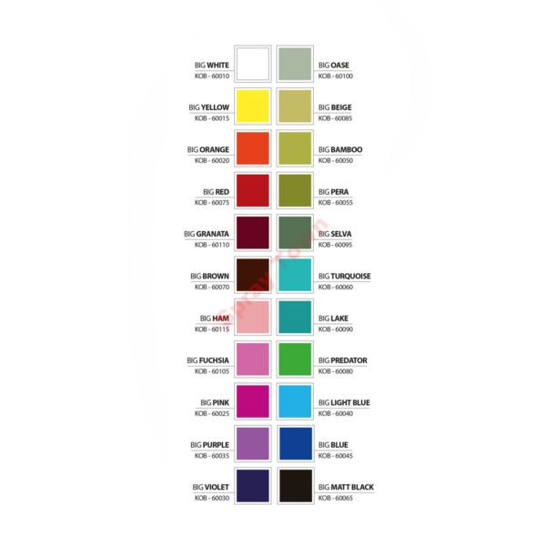 Kobra Colors 600ml Color Shades