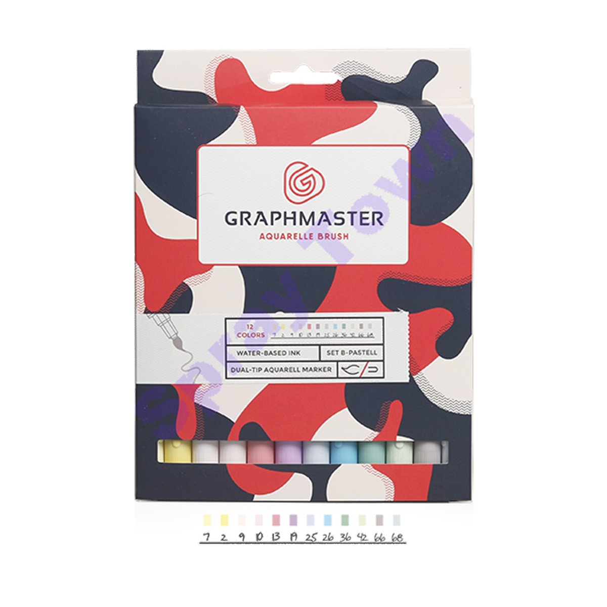 Graphmaster Aquarelle Brush Sat B Pastel Graphmaster Aquarelle Brush Sat B Pastel