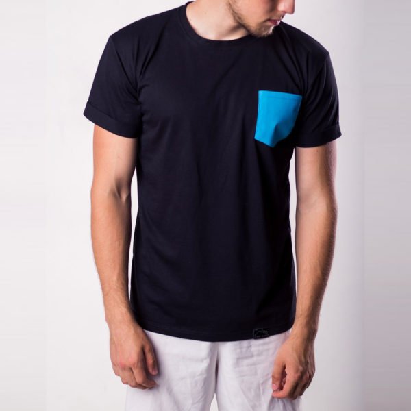 T-shirt print pocket мужская футболка