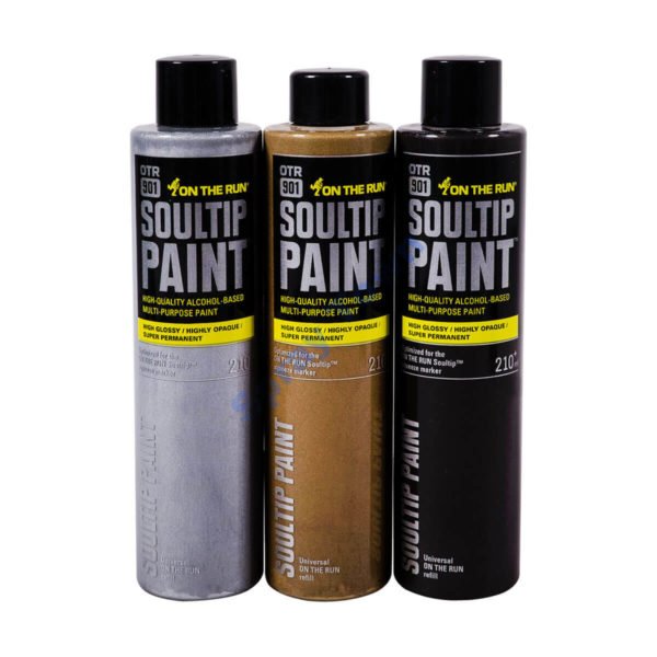 On The Run OTR.901 Soultip Paint 210ml - Chrome (Silver,Gold, Stainless - Dirty)