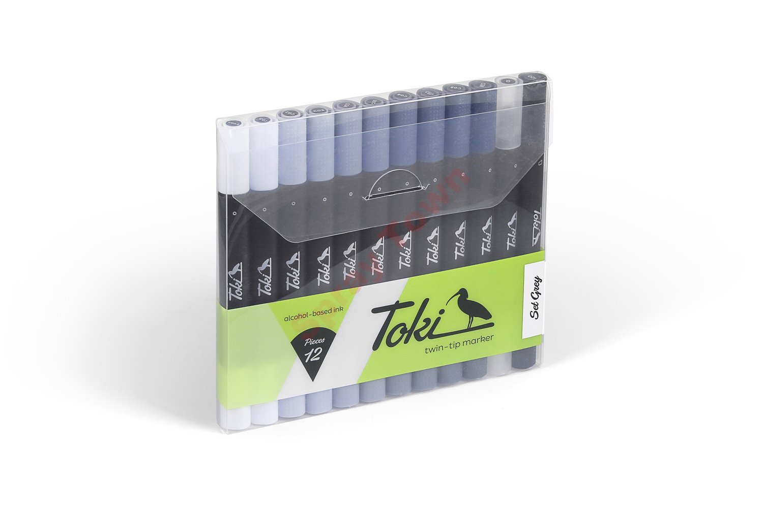 Toki Layoutmarker 12 pcs Set Grey Toki Layoutmarker 12 pcs Set Grey