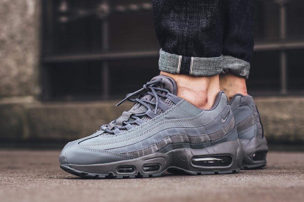 Nike air max 95. Nike Air Max 95 Essential Grey. Nike – Air Max 95 Essential cool Grey. Nike Air Max 95 серые.