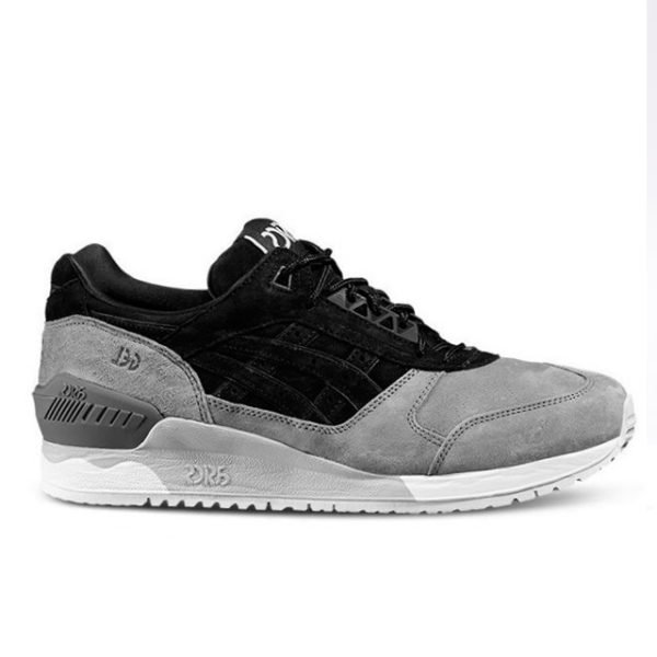 Asics Gel Respector Moon Crater Grey Black замшевые кроссовки асикс черные с серым купить в интернет магазине мужской обуви Украина Spray Town.