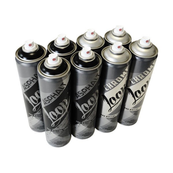 Loop ASPHALT 600ml черная аэрозольная битумная краска купить Украина.