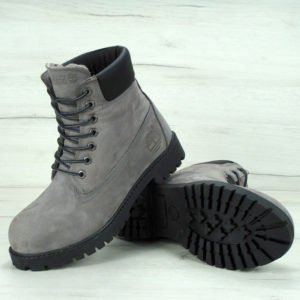 Мужские зимние ботинки Timberland Серые
