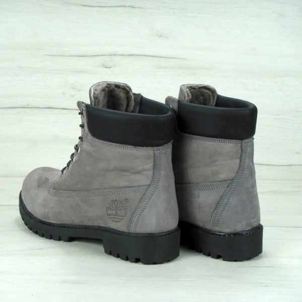 Мужские зимние ботинки Timberland Серые