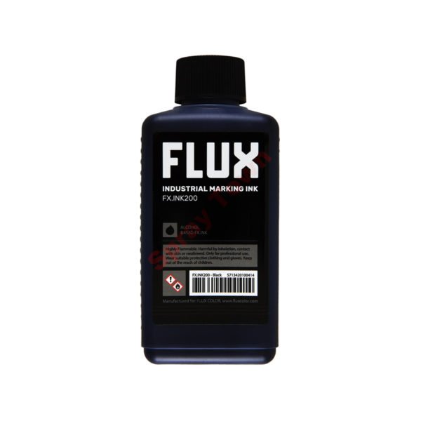 Flux Industrial Marking Ink 200ml (FX.INK200 - Black)