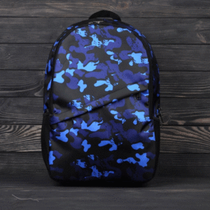 Спортивный синий мужской рюкзак купить дешево Украина