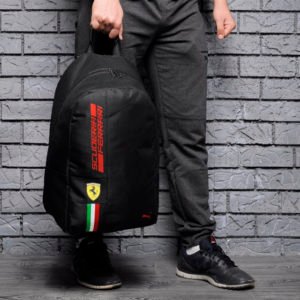 Черный необычный рюкзак Ferrari купить Украина