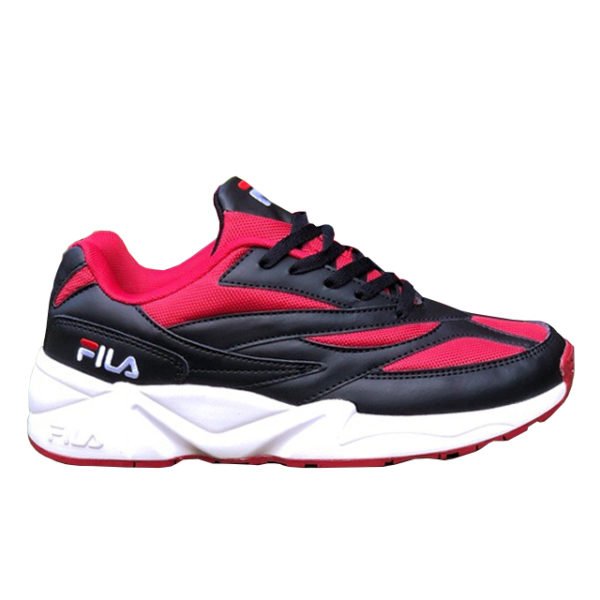 Fila Venom черно красные кожаные мужские кроссовки фила купить Украина