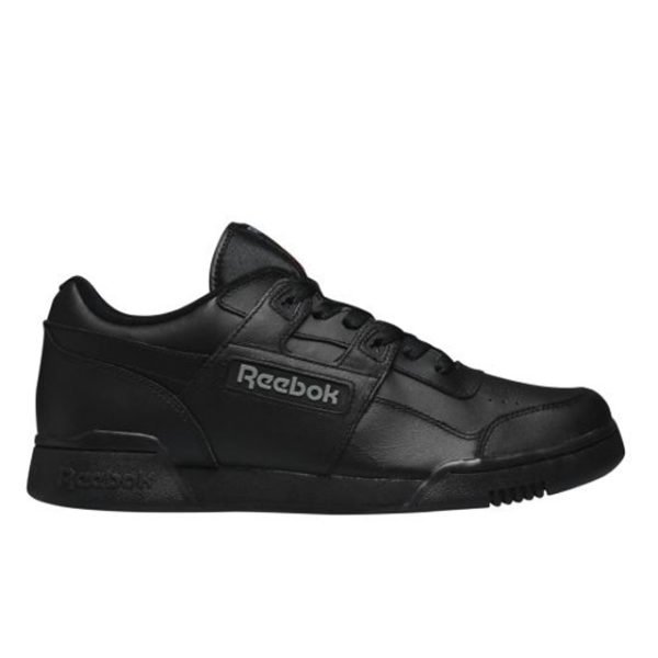 Мужские кроссовки Reebok Workout Plus черные кожаные купить Киев