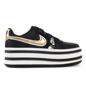 Nike Vandal 2K Black Metallic Gold женские кроссовки найк на платформе черно-белые с золотым купить Украина