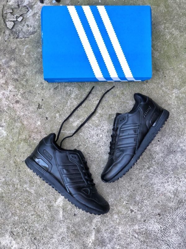 Adidas ZX 750 влагостойкие кожаные черные кроссовки адидас купить Украина