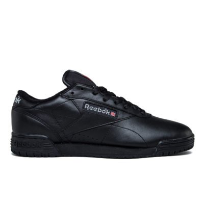 Reebok Workout Plus all black Gum купить кожаные чёрные кеды Украина