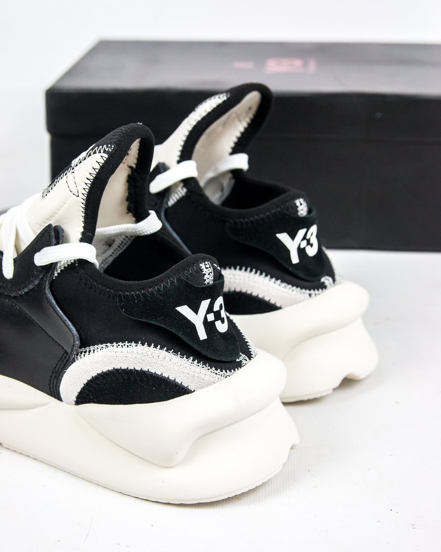 Кроссовки мужские Adidas Y-3 Kaiwa Black/White купить Украина.