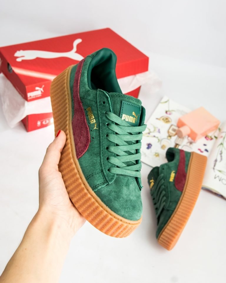 Кроссовки женские Puma Creepers Green By Rihanna купить ...
