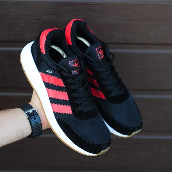 Кроссовки мужские Adidas Iniki Black Red Украина