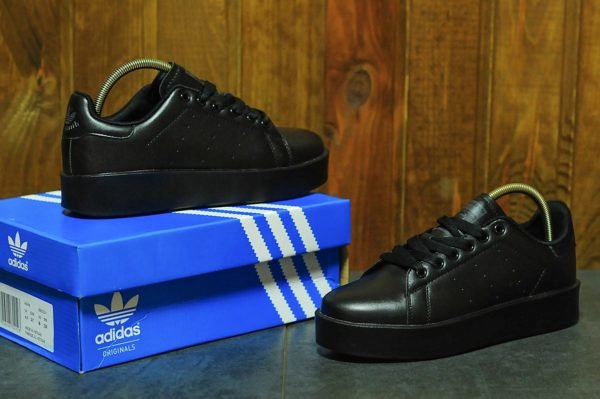 Кроссовки женские Adidas Stan Smith Black Украина