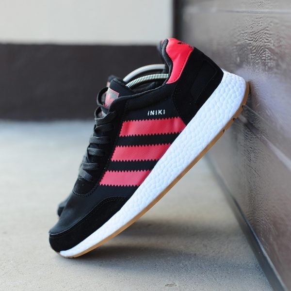 Кроссовки мужские Adidas Iniki Black Red Украина