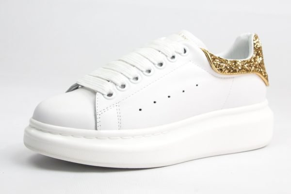 Кроссовки женские Alexander Mcqueen White Gold Украина