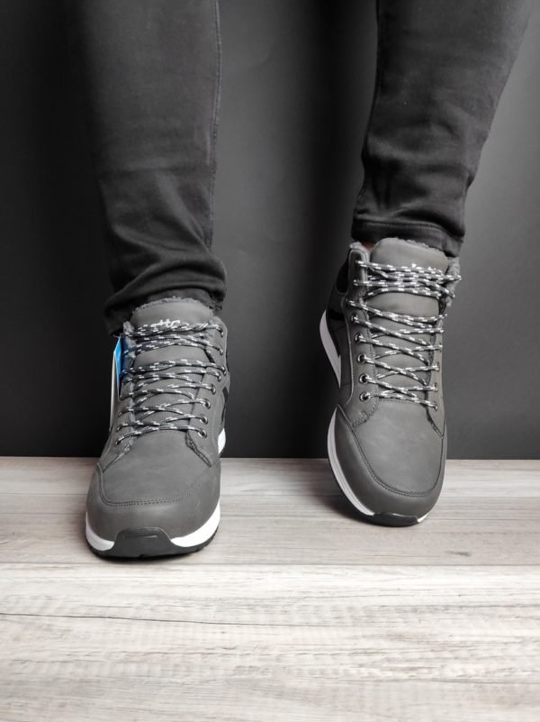 Мужские Зимние Ботинки Grey