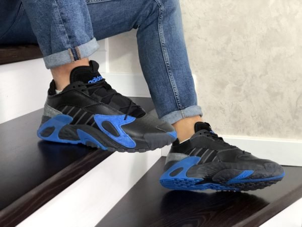 Кроссовки мужские Adidas Steetball Black Blue Украина