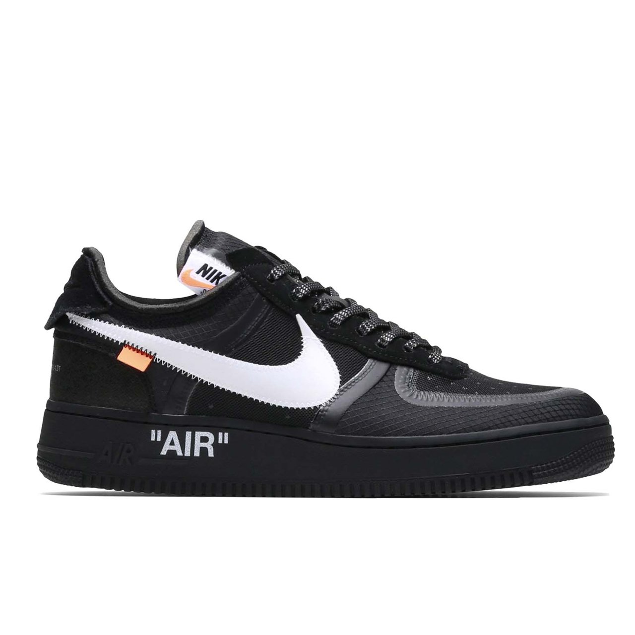air force 1 black white low
