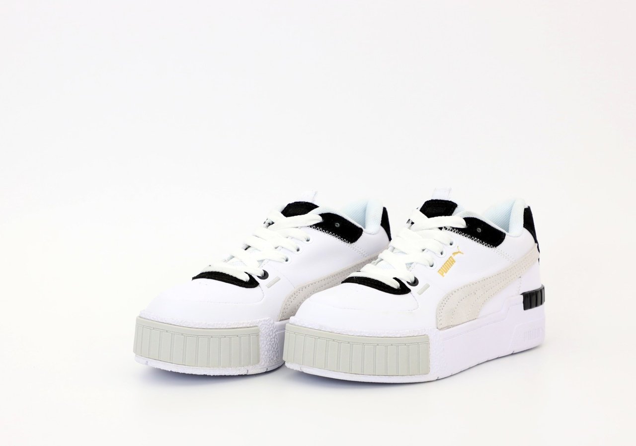 Puma cali sport 2025 mix sneaker in white