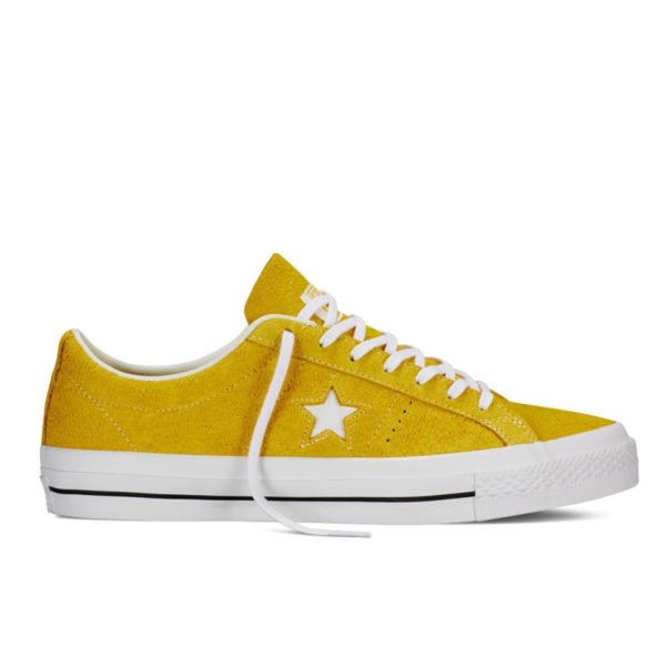 Кеды Женские Converse One Star Premium Suede Yellow