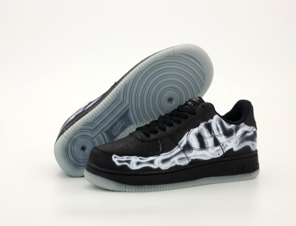Кроссовки мужские Nike Air Force 1 Low Black Skeleton