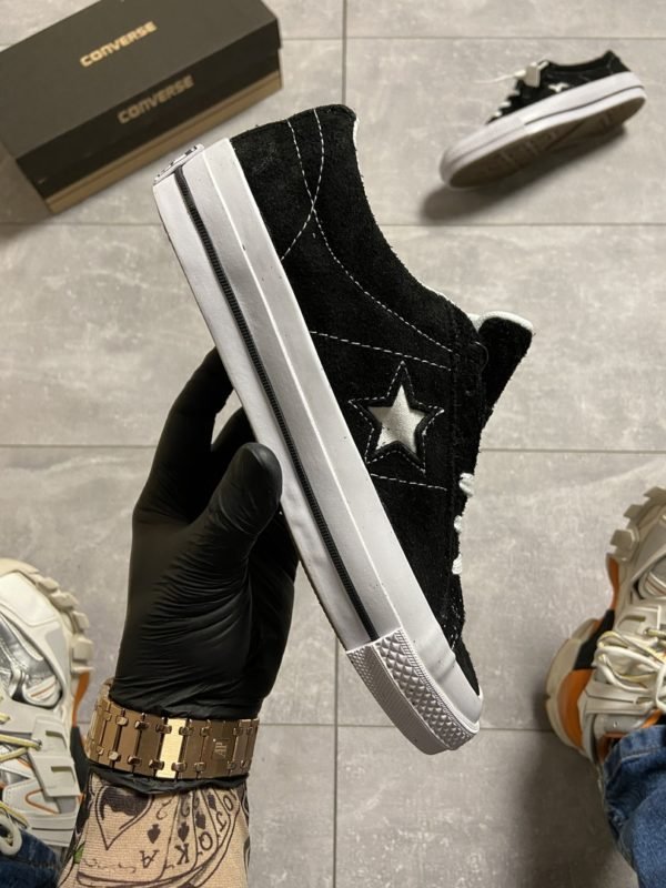 Кеды Женские Converse One Star Premium Suede Black