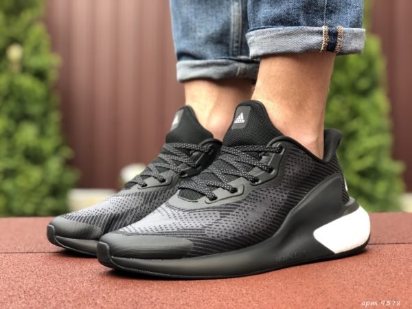 Кроссовки мужские Adidas Alphaboost Black White