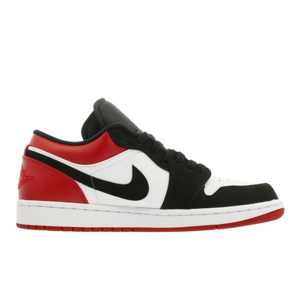 Кроссовки женские Nike Air Jordan 1 Low Black Red