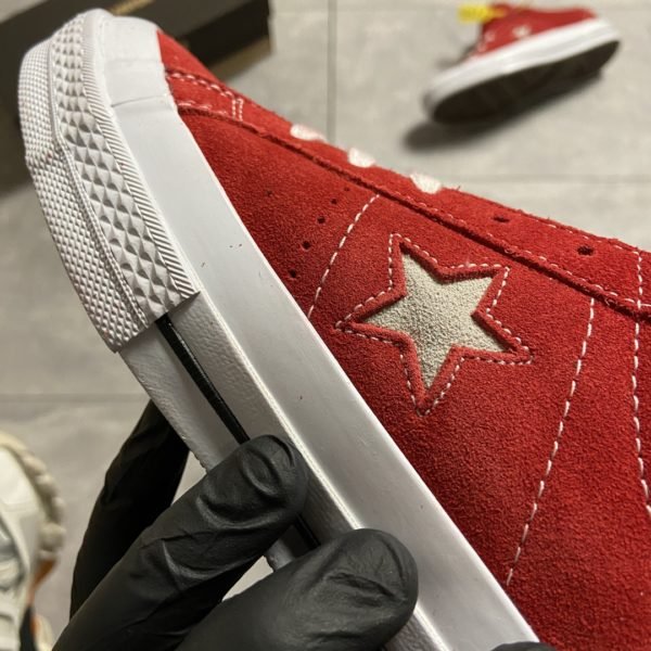 Кеды Женские Converse One Star Premium Suede Red