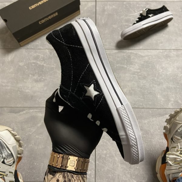 Кеды Женские Converse One Star Premium Suede Black