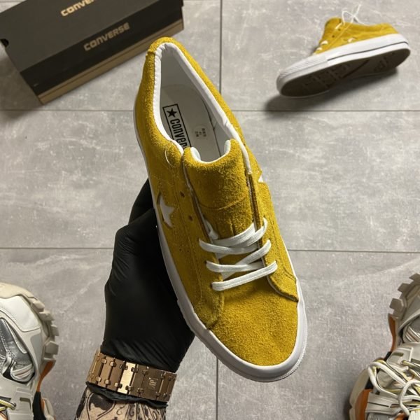 Кеды Женские Converse One Star Premium Suede Yellow