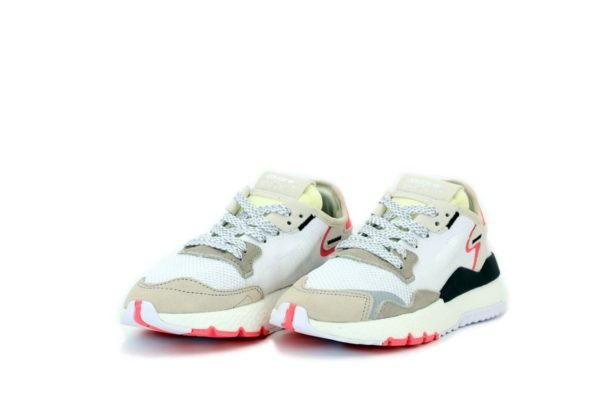 Кроссовки женские Adidas Nite Jogger White + Рефлектив