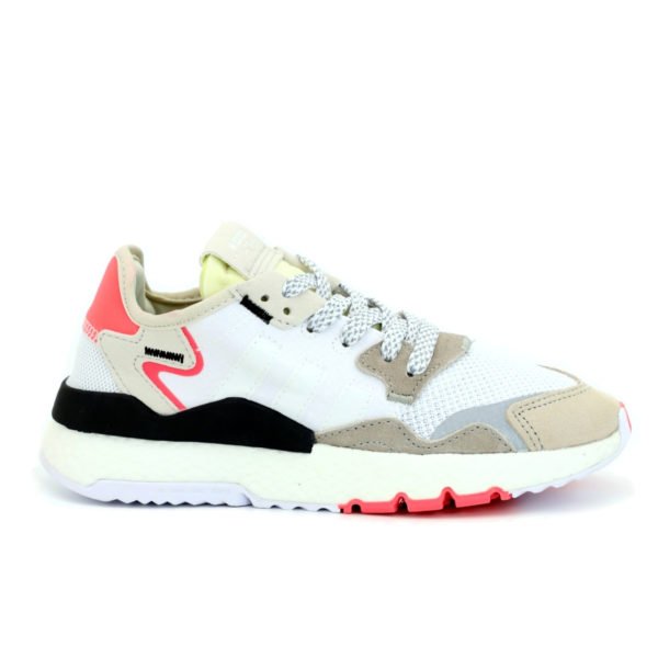 Кроссовки женские Adidas Nite Jogger White + Рефлектив