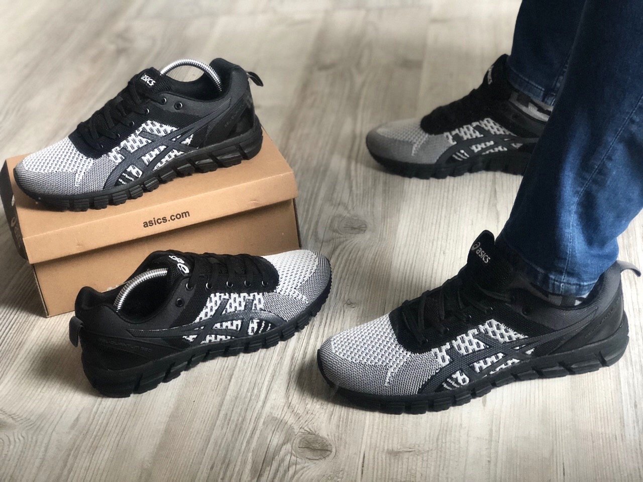 Asics gel quantum 360 knit noir best sale