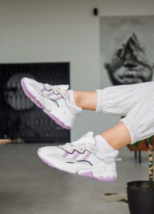 Кроссовки женские Adidas Ozweego purple White