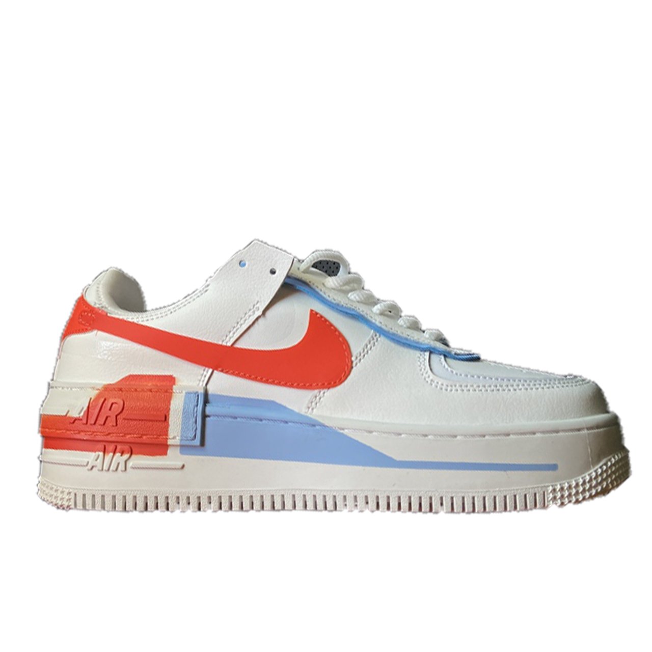 air force 1 low white red blue