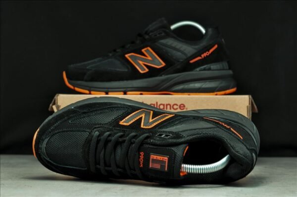 Кроссовки мужские New Balance 990 Black Orange