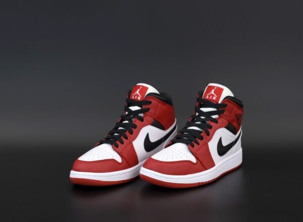 Кроссовки Мужские Nike Air Jordan 1 Low White Red