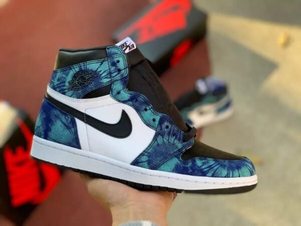 Кроссовки мужские Nike Air jordan 1 Retro High OG TIE DYE
