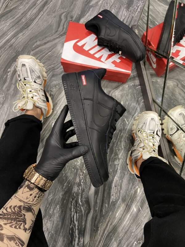 Кроссовки Nike Air Force 1 Low Supreme Black