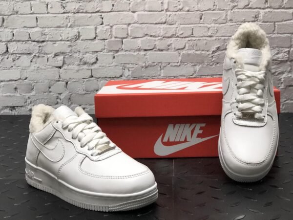 Кроссовки Nike Air Force White Winter Зимние