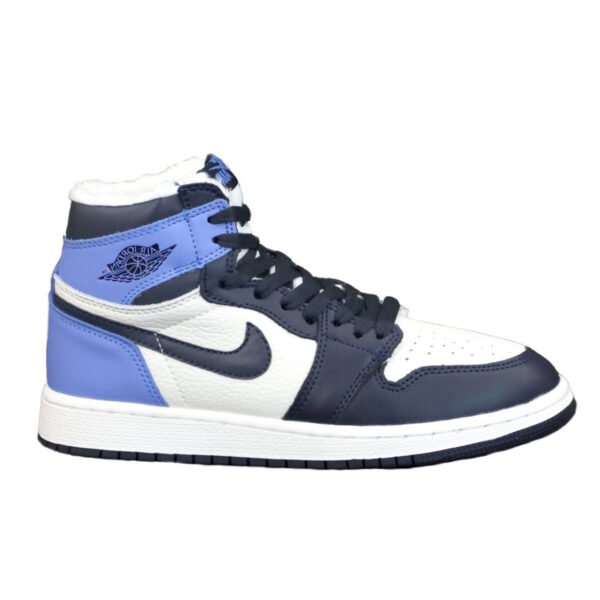 Кроссовки Jordan 1 Retro Blue Black White Winter Зимние