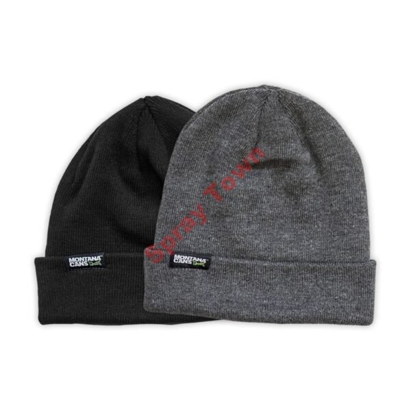 Montana Beanies - Black & Charcoal