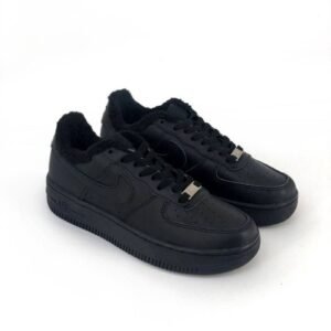 Кроссовки Nike Air Force Black Winter Зимние