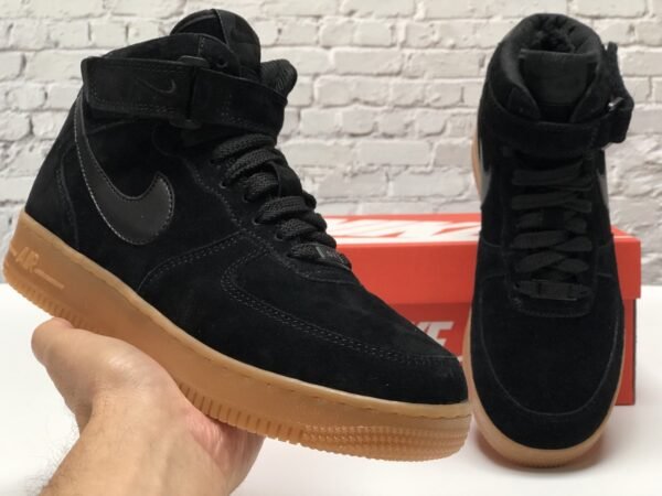 Кроссовки Nike Air Force Black Winter Зимние